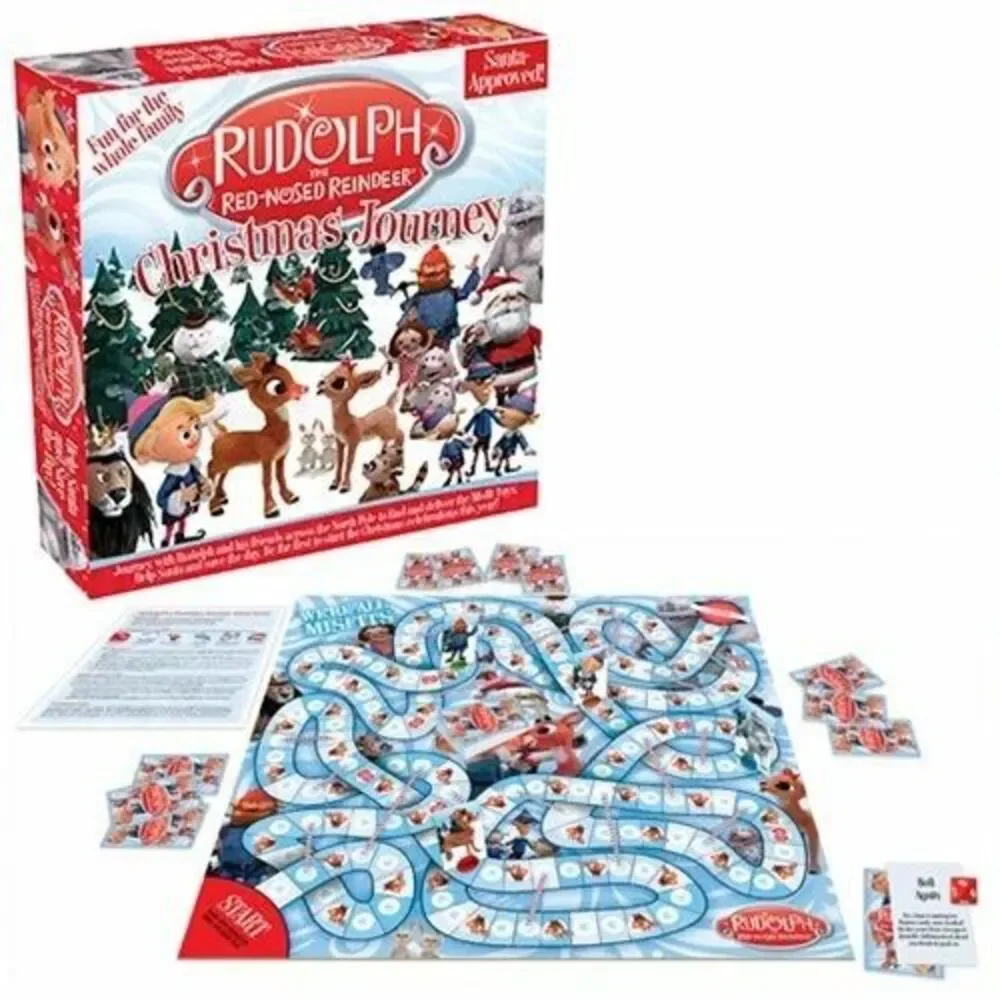 Rudolph The Red-Nosed Reindeer Christmas Journey Board Game NEW SEALED